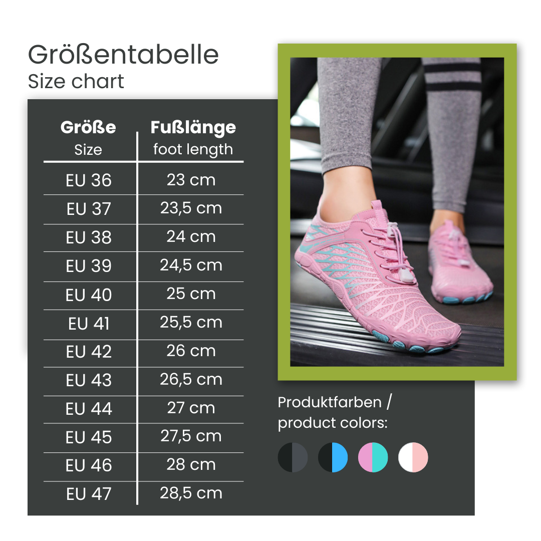 Orthoflex Lite - Flexible universelle Barfußschuhe